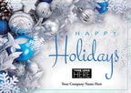 MT09003 Blue Radiance Holiday Logo Cards 7 7/8 x 5 5/8"