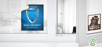 Full Color Window Cling With White Backing 2" x 2"